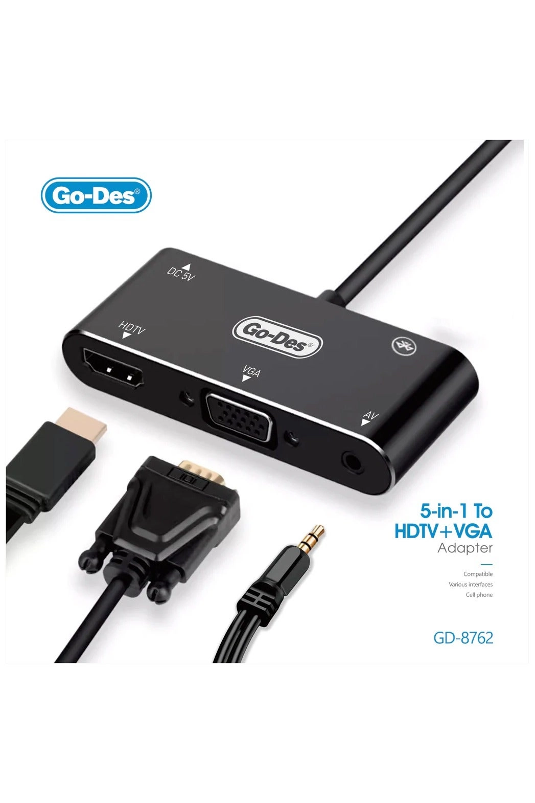 5in1 Mobile HD Screen Player - 2K Ultra HD Output