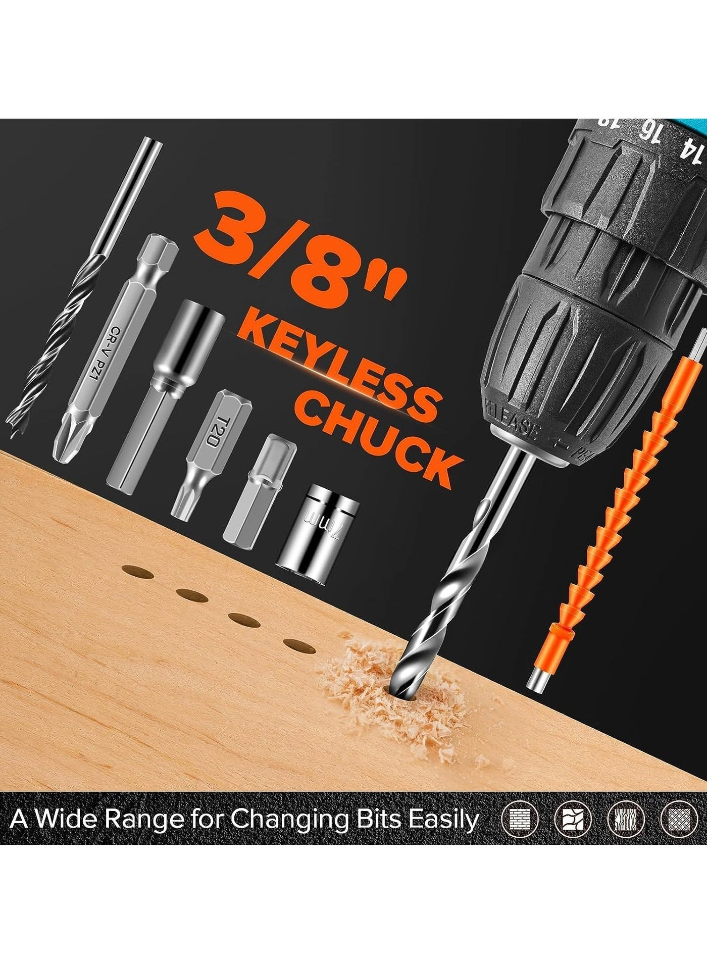 Cordless Drill - 1300mAh 48V