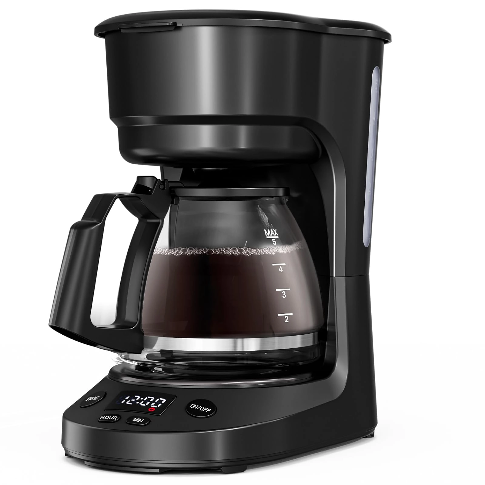 WAA Drip Coffee Maker - 5 Cup Programmable Timer
