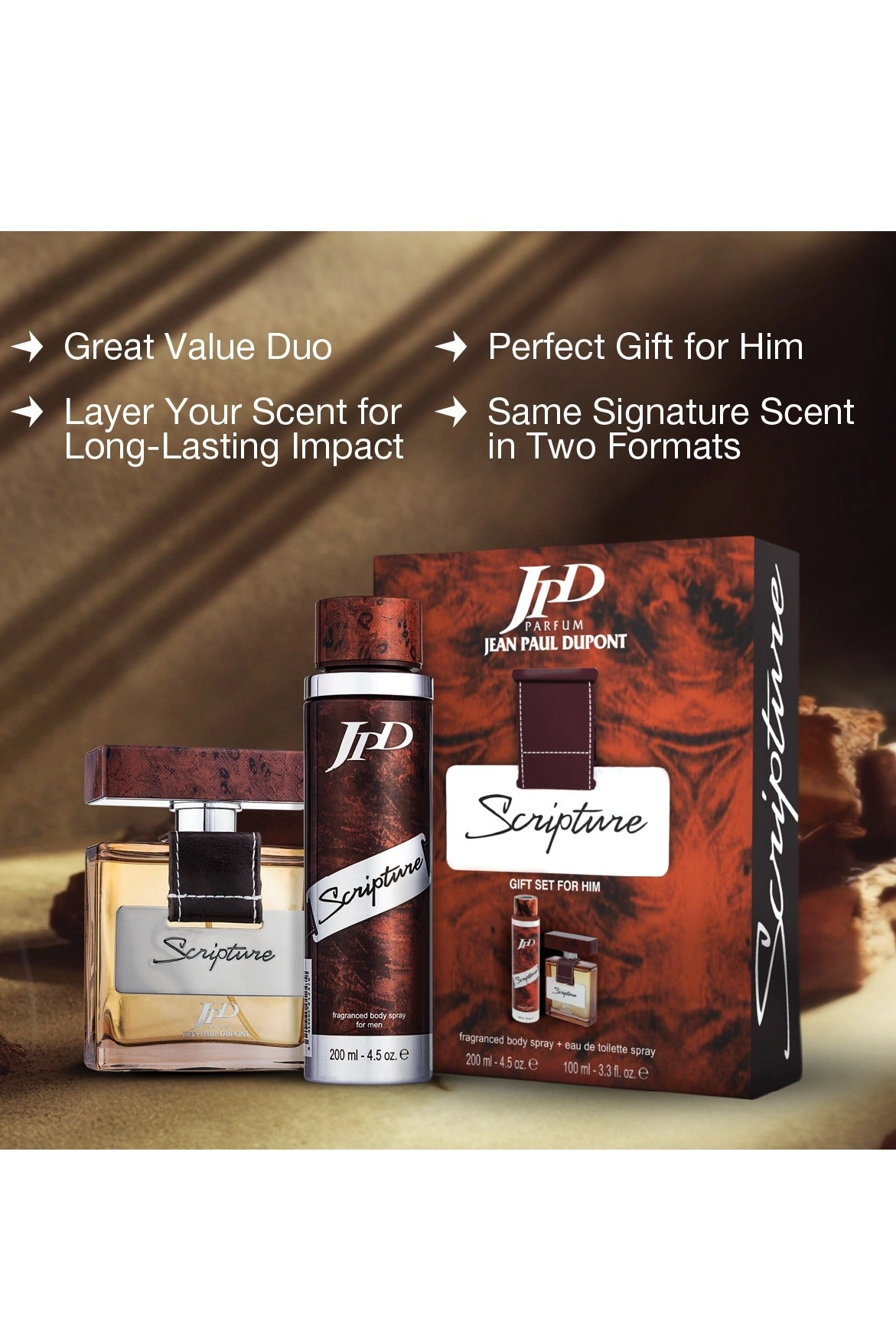 Scripture Aqueous - Eau de Toilette 100ml + Body Spray - 200ml