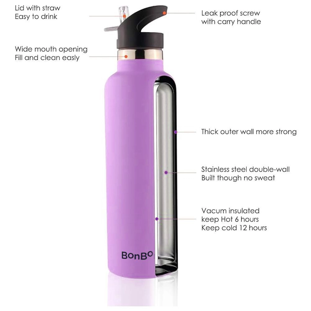 Water Bottle - Leak-Proof 750 ml