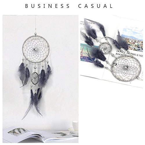 Dream Catcher - Crystal Love Feather With Lamp