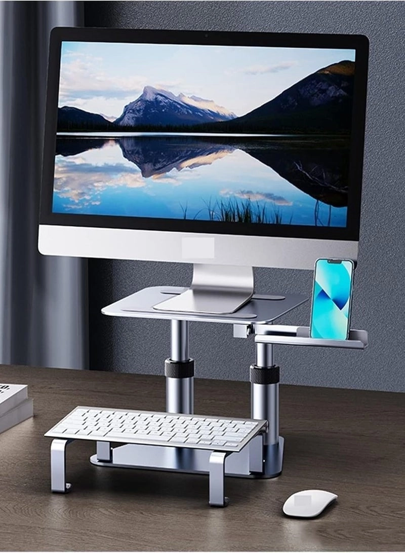 Adjustable Height Monitor Stand - 17 inch
