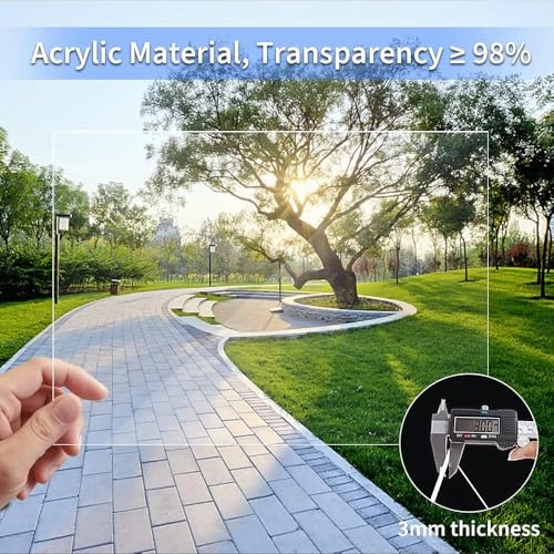 Transparent Acrylic Display Case for 80113 Spring Festival Lemanlou, Egypt - 35 x 20 x 30 cm 3 mm