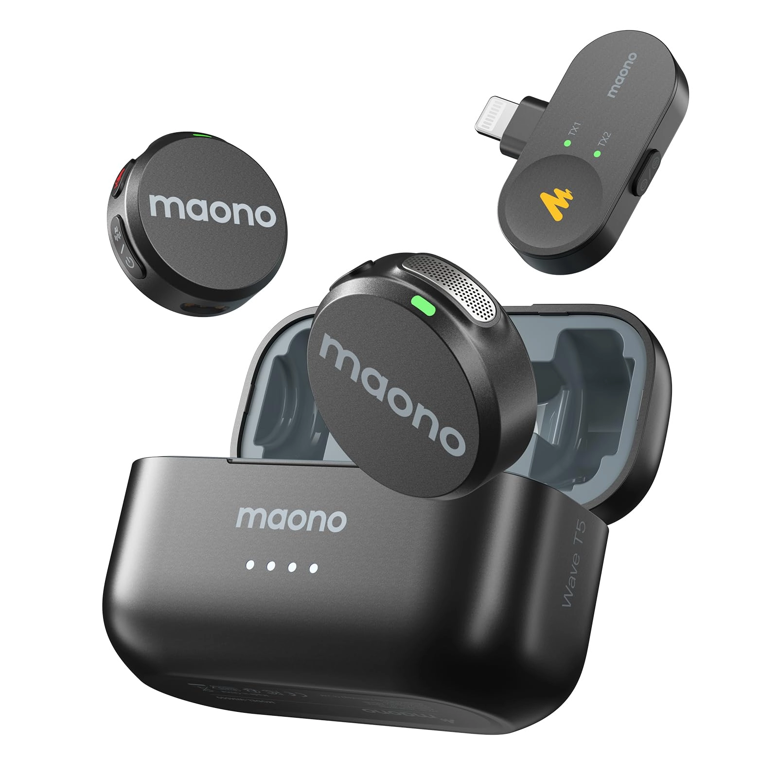 Wave T5 Combo Wireless+Lightning+USB Microphone
