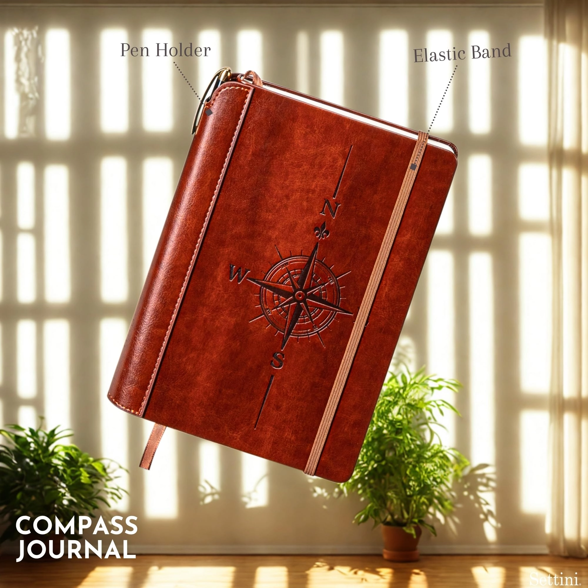 Compass Journal A5 Hardcover - Lined 192 Pages Gift Set