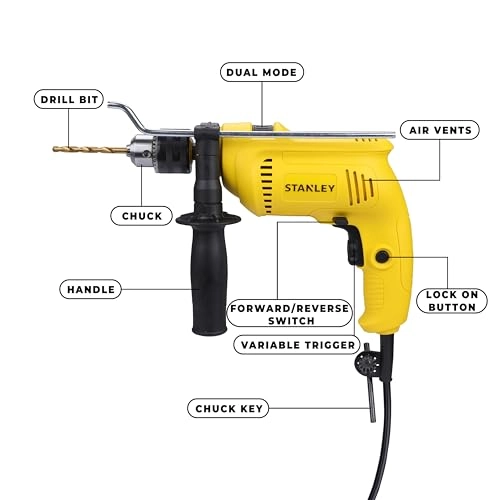 STDH8013 - 800W 13mm Reversible Percussion Drill
