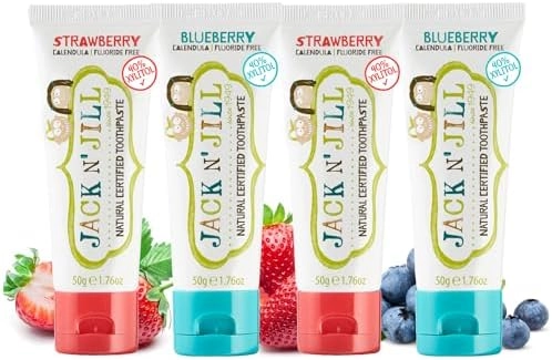 Jack N' Jill Kids Natural Strawberry & Blueberry Toothpaste 6 Months Plus 50g