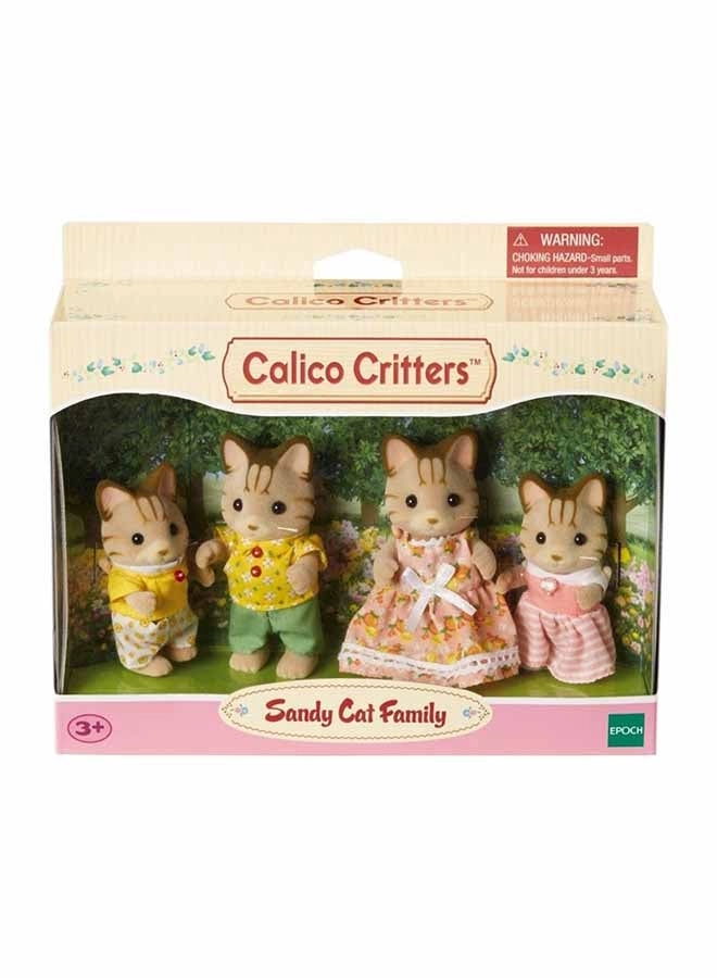 Calico Critters Sandy Cat Family 4 pcs