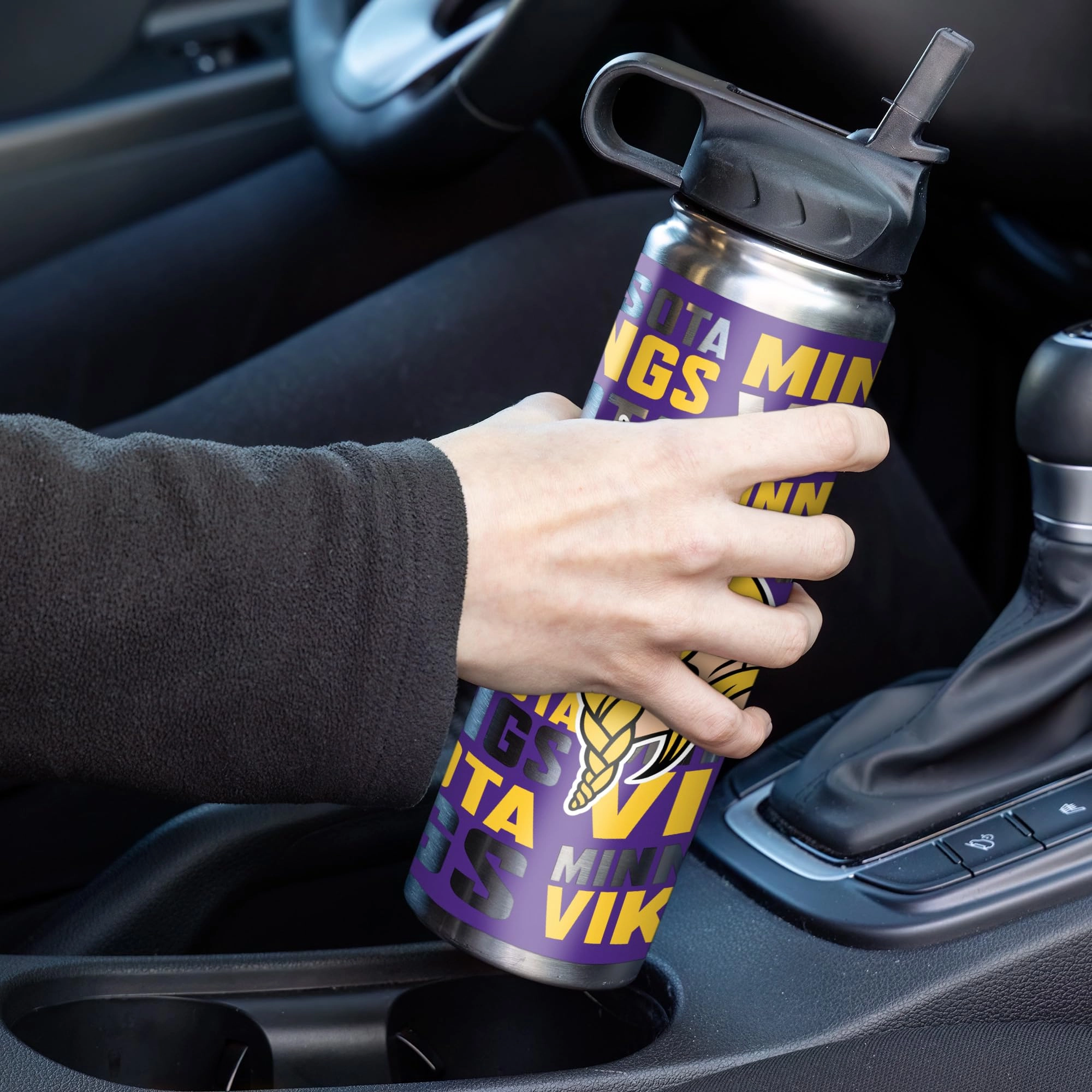 Stainless Steel NFL Football Tumbler - 650ml
