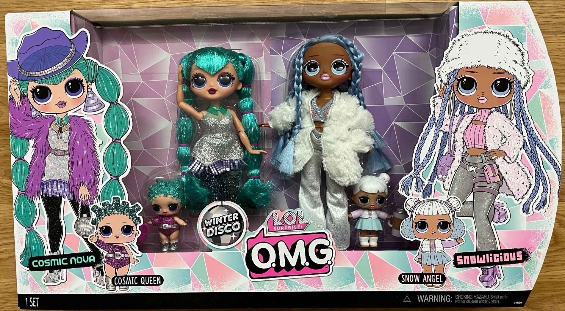 LOL OMG Cosmic Nova Fashion Doll - Winter Disco + Snowlicious Fashion Doll