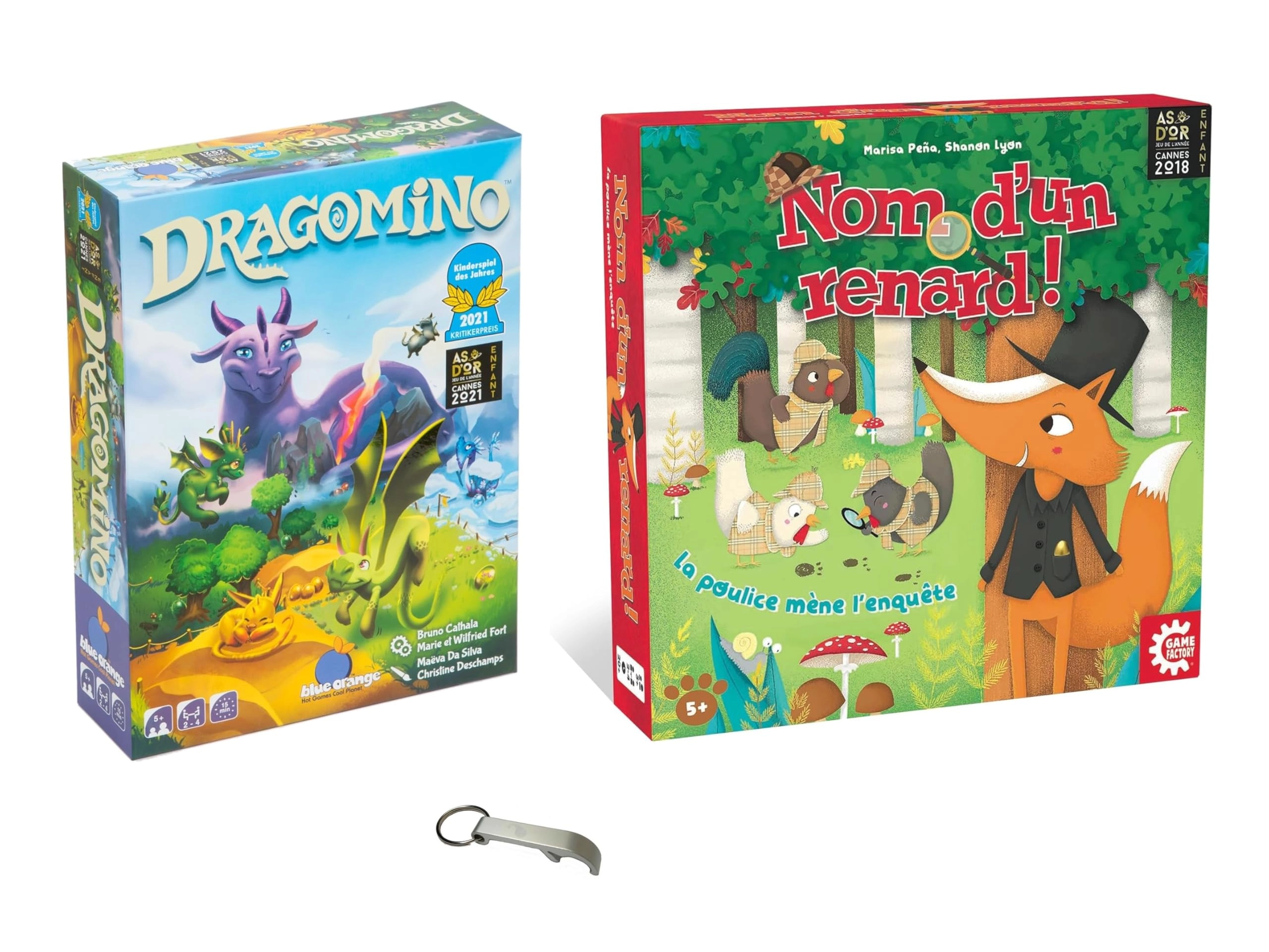 Blumie Shop Name of a Fox + Dragomino + Bottle Opener (French)