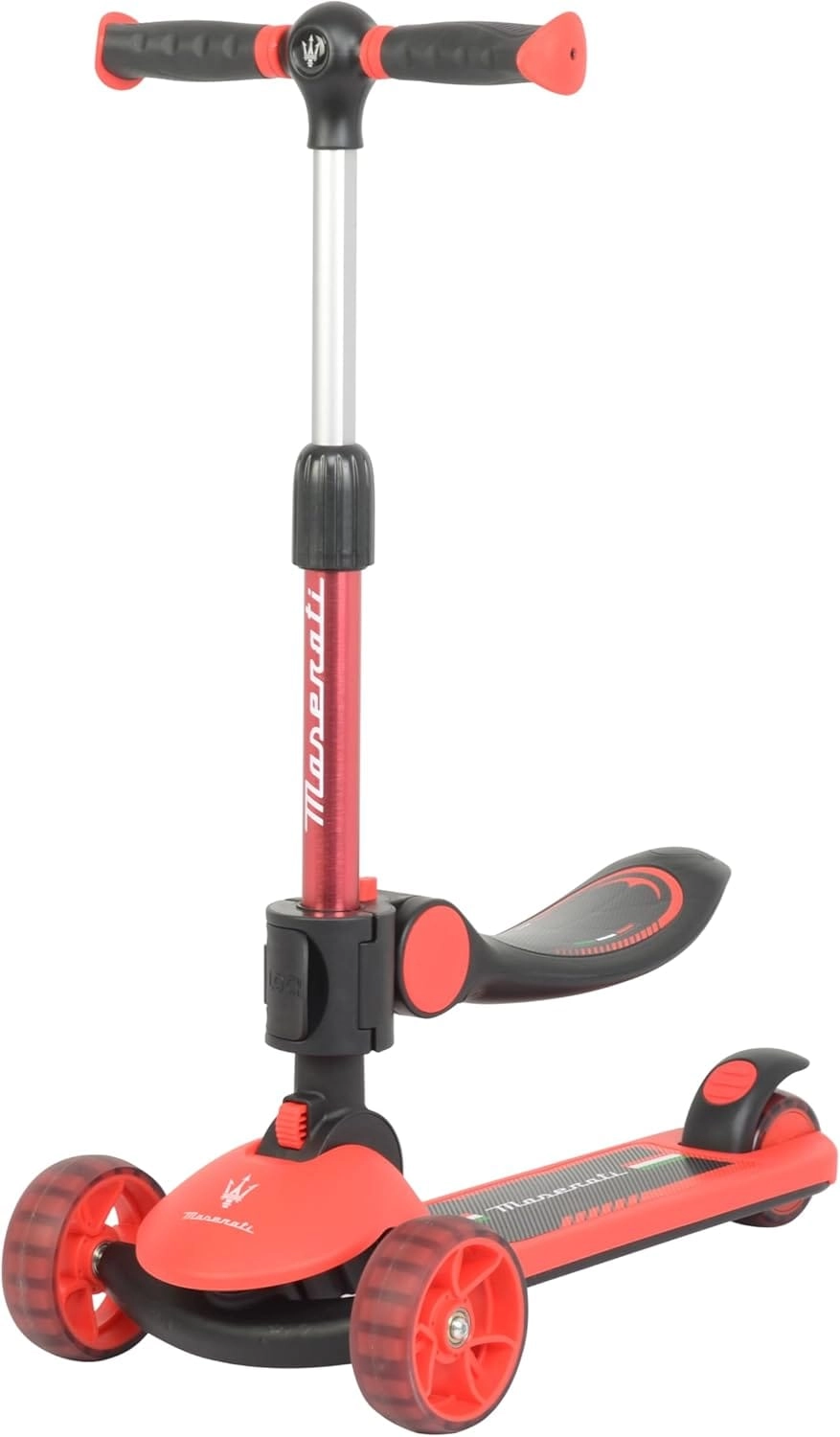 Lovely Baby LB 8133 2 In 1 3-Wheel Kick Scooter – LED Foldable + Seat