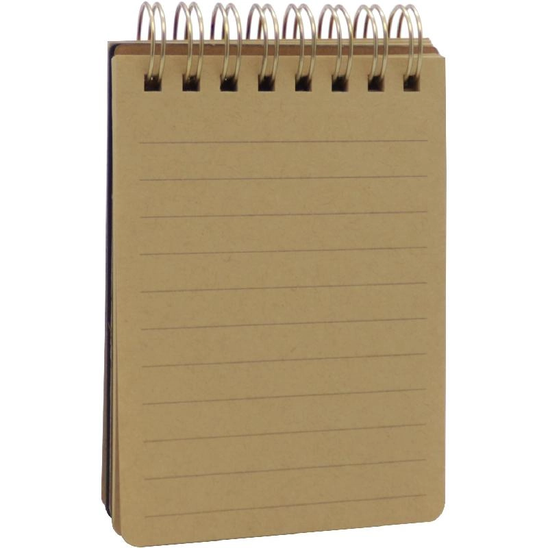 Memo Notebook A7 Spiral - Lined 60 Sheets