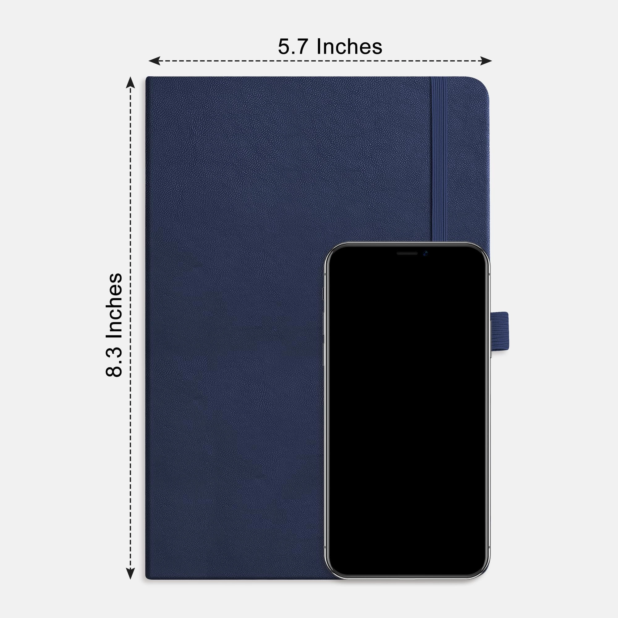 Notepad A5 Hardcover - Lined 376 Pages