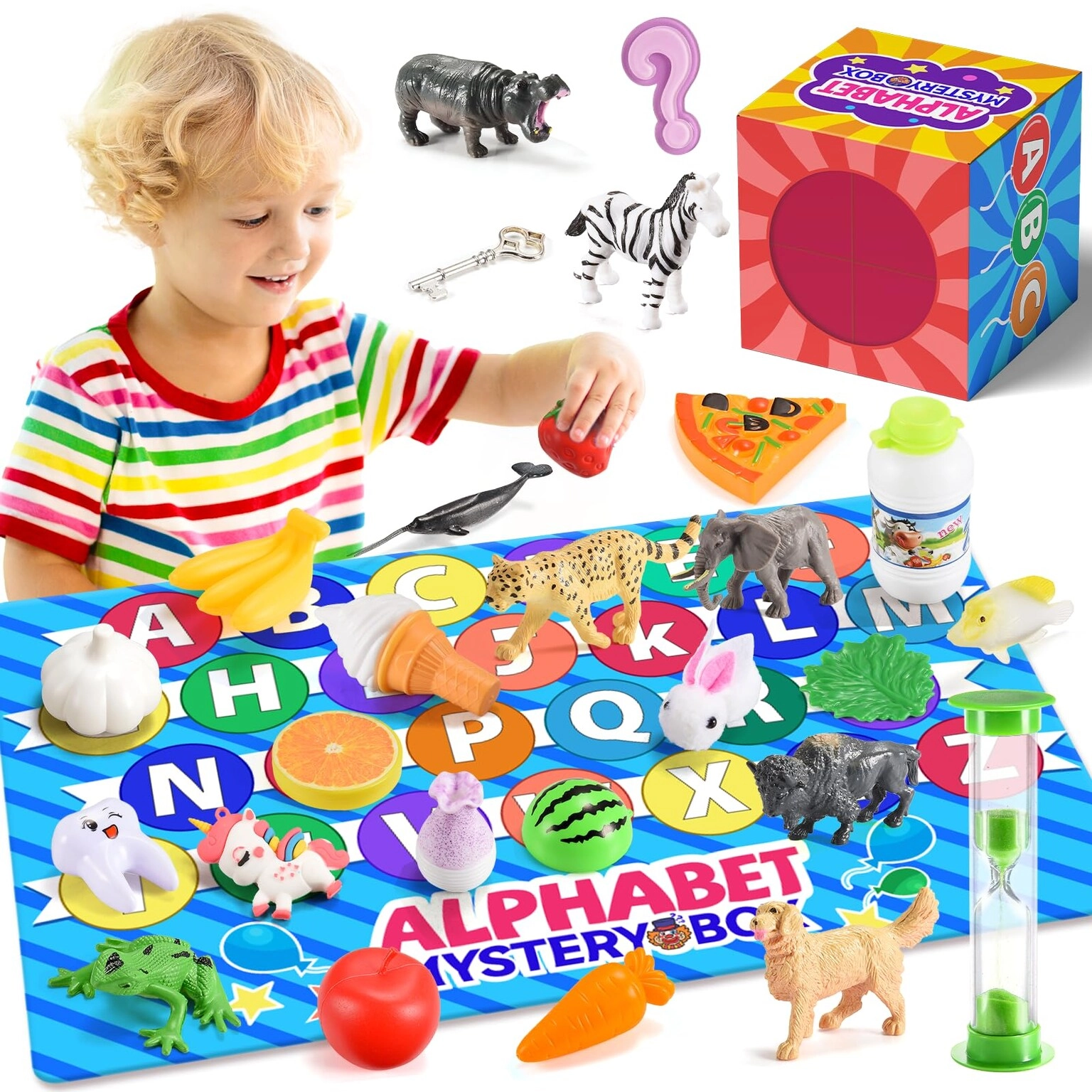 MZA STORES Alphabet Mystery Box - 3 4 5 6 7 26 Pcs