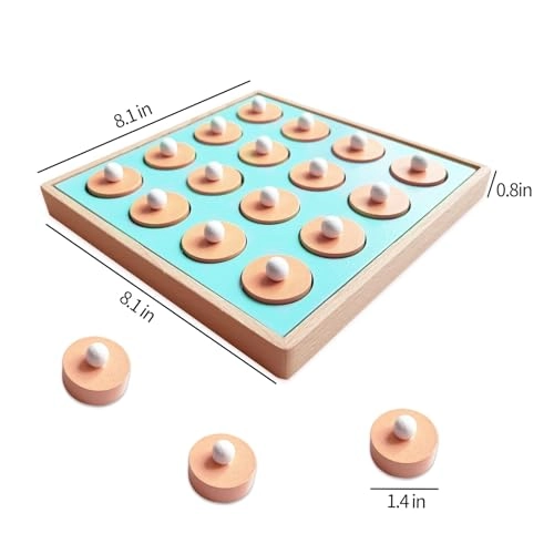 Wooden Memory Match Game - 3+ 40 pieces