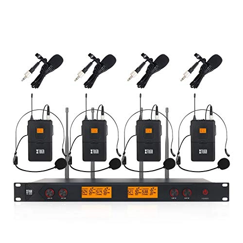 A400 - 4 Bodypack-mics UHF