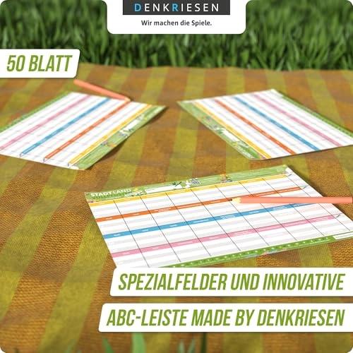 Stadt Land VOLLPFOSTEN: Spring Edition - Game Pad (German)