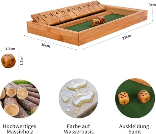 Shut The Box - 3 months and up 12 pieces