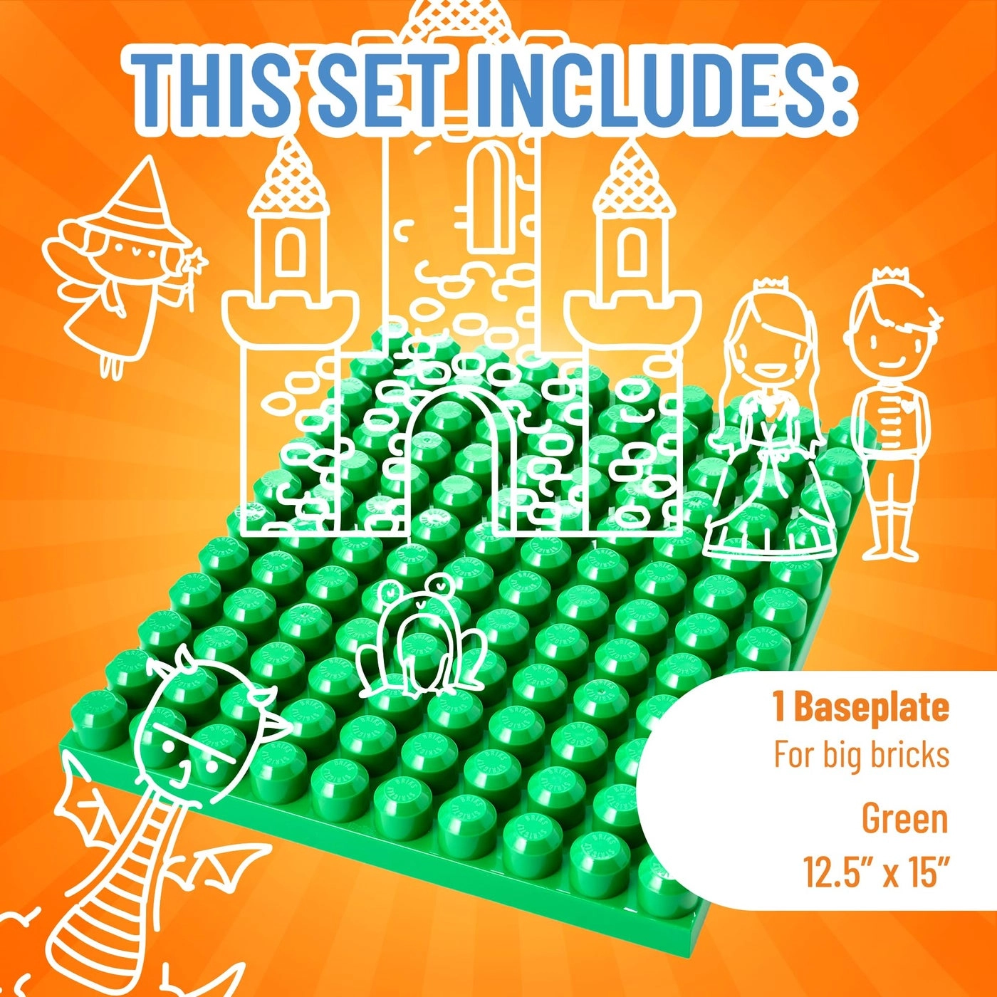 Mega Toy Building Block Baseplate