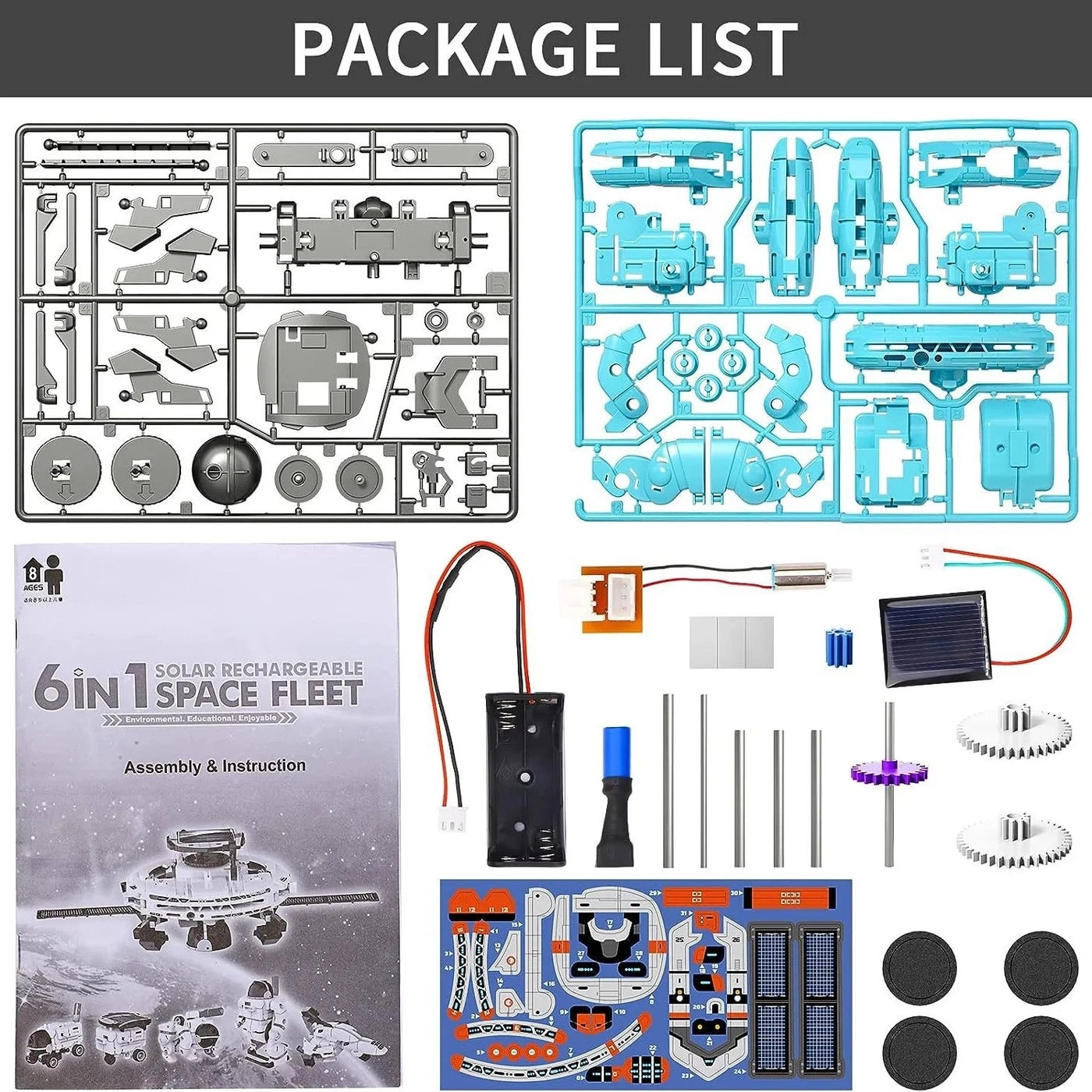 6-in-1 STEM Solar Robot Kit Engineering - 8 years+