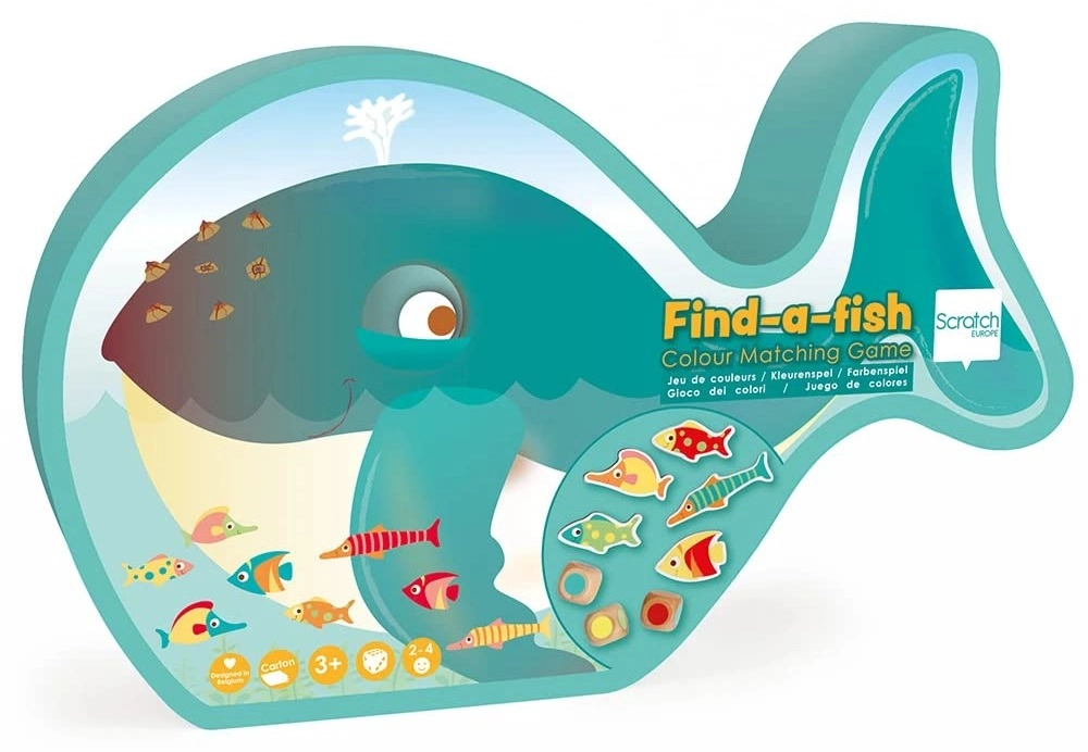 Scratch Europe Find-A-Fish - 3 years+ 43 pieces