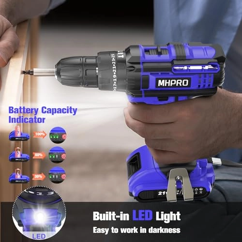 Cordless Screwdriver - 2000 Milliamp Hours