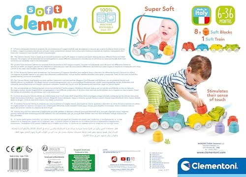 Soft Clemmy Sensory Train - 6 months