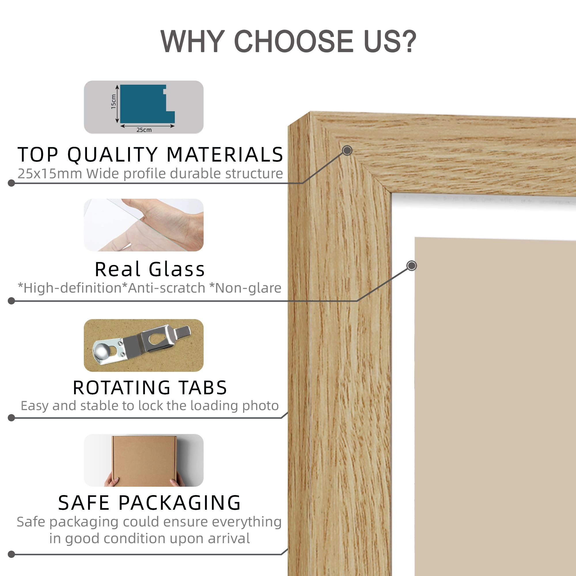 8x12 Picture Frame Set