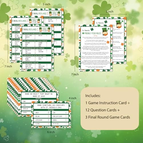 St. Patrick's Day Friendly Feud Game - Adult