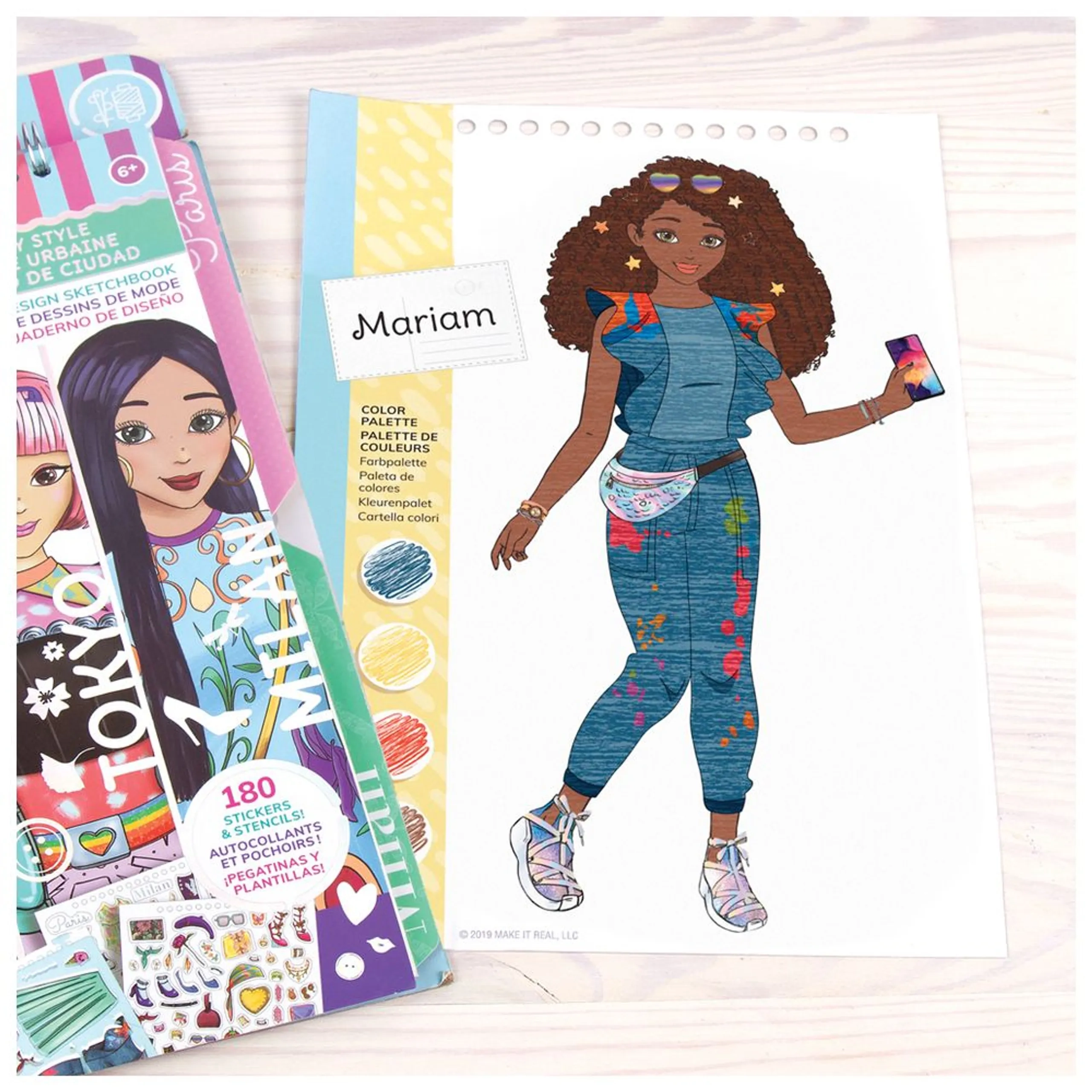City Style Fashion Design Sketchbook Kit