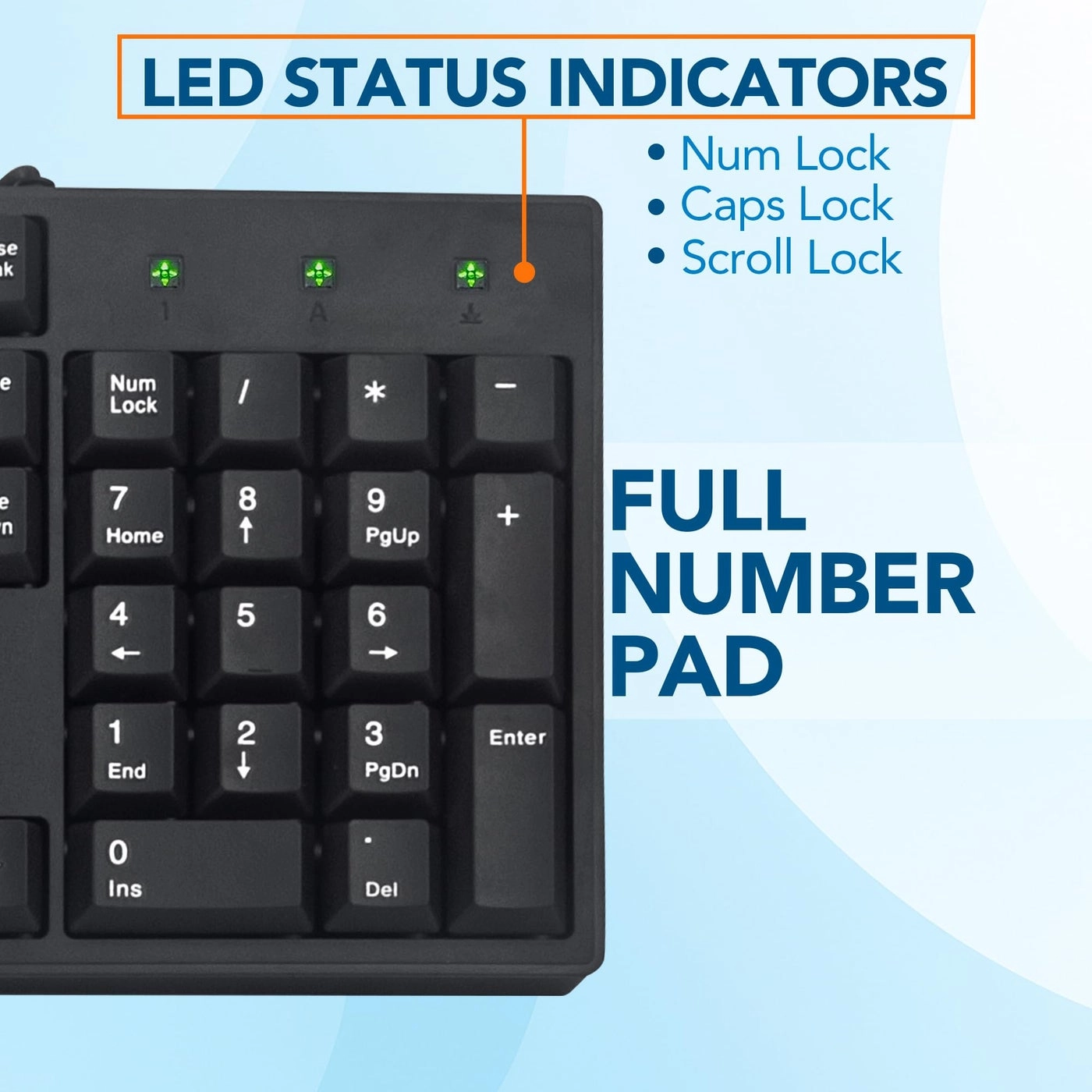 Wired Computer Keyboard - Wired