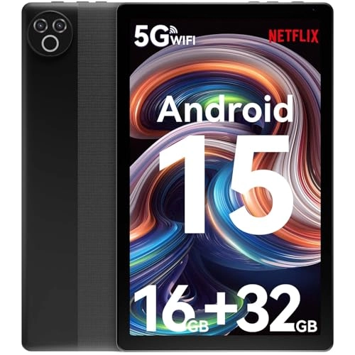 Tablet 10 Inch Android 15 OS GMS Certified Tablets PC - 32GB 10"