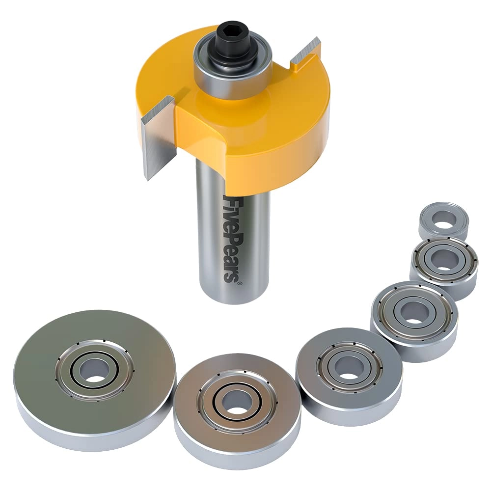 Rabbet Router Bit - 1/8" 1/4" 5/16" 3/8" 7/16" 1/2" 1/4 Inch