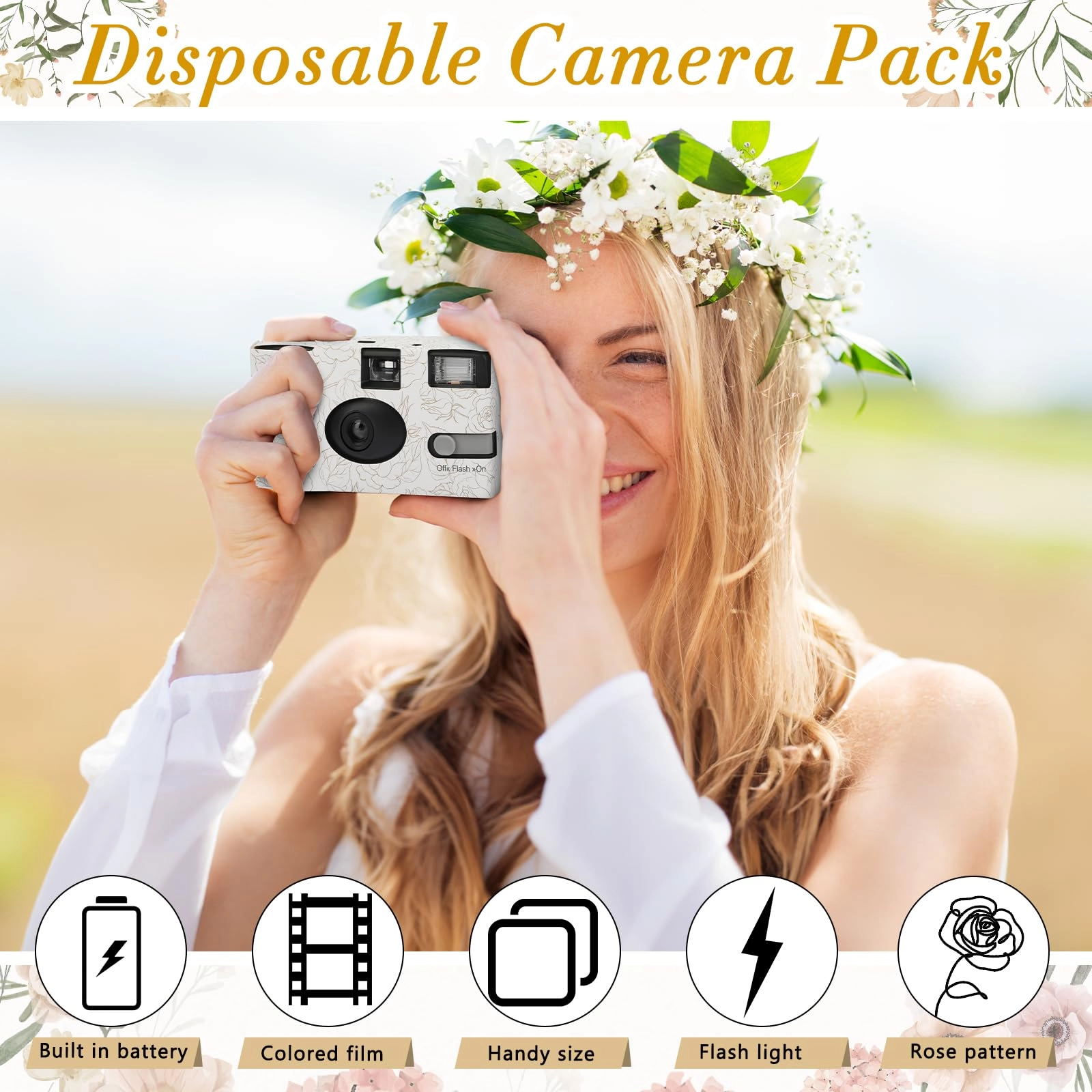 Disposable Cameras - 12 Pack 35mm 17 Exposures
