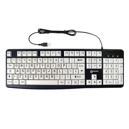 Wired Alphanumeric Keyboard - UK Wired
