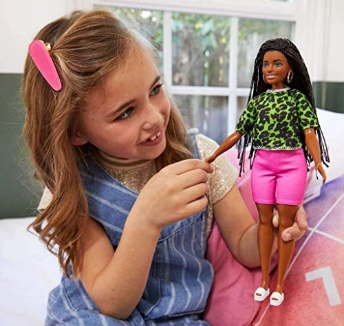 Barbie Fashionistas - Long Braids Neon Look Ages 3+