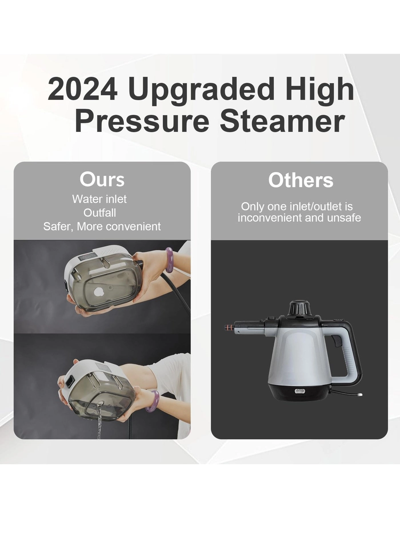 Portable Steam Cleaner - 3.0Bar 1100mm