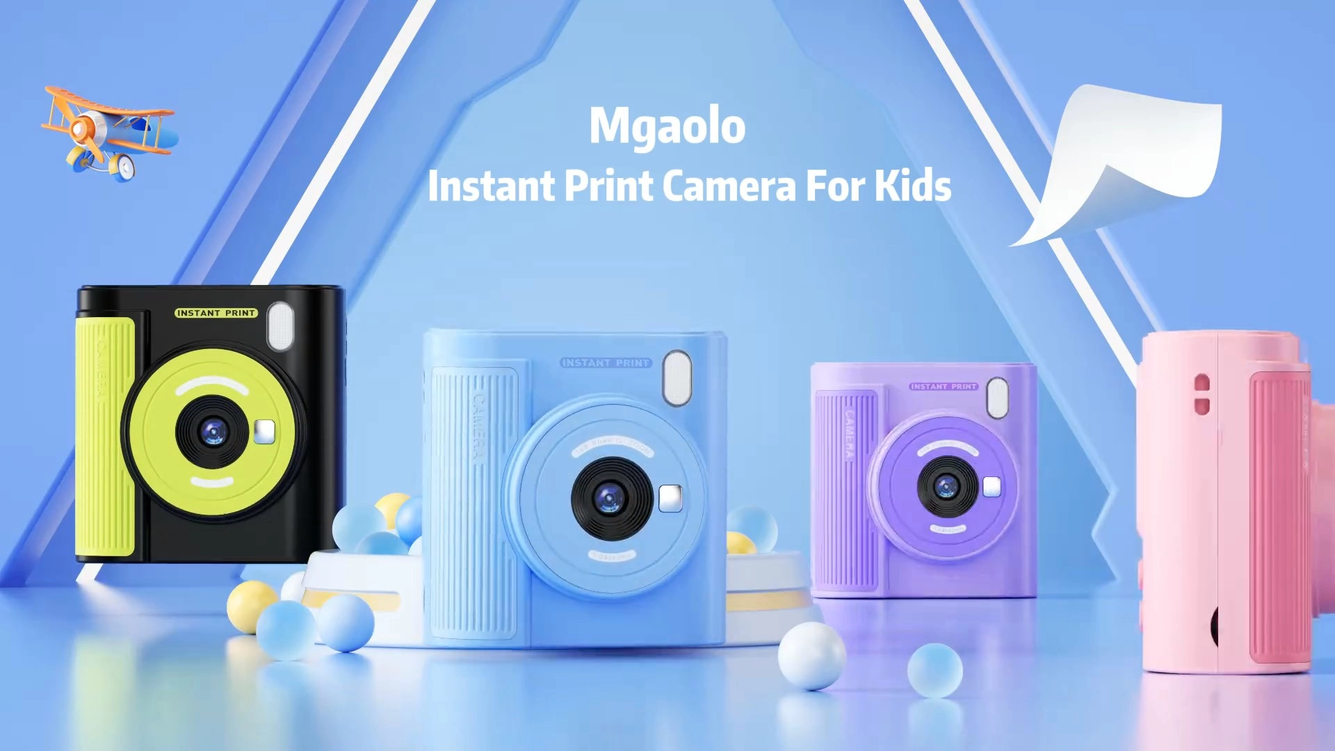 Kids Camera - Instant Print Thermal 48MP