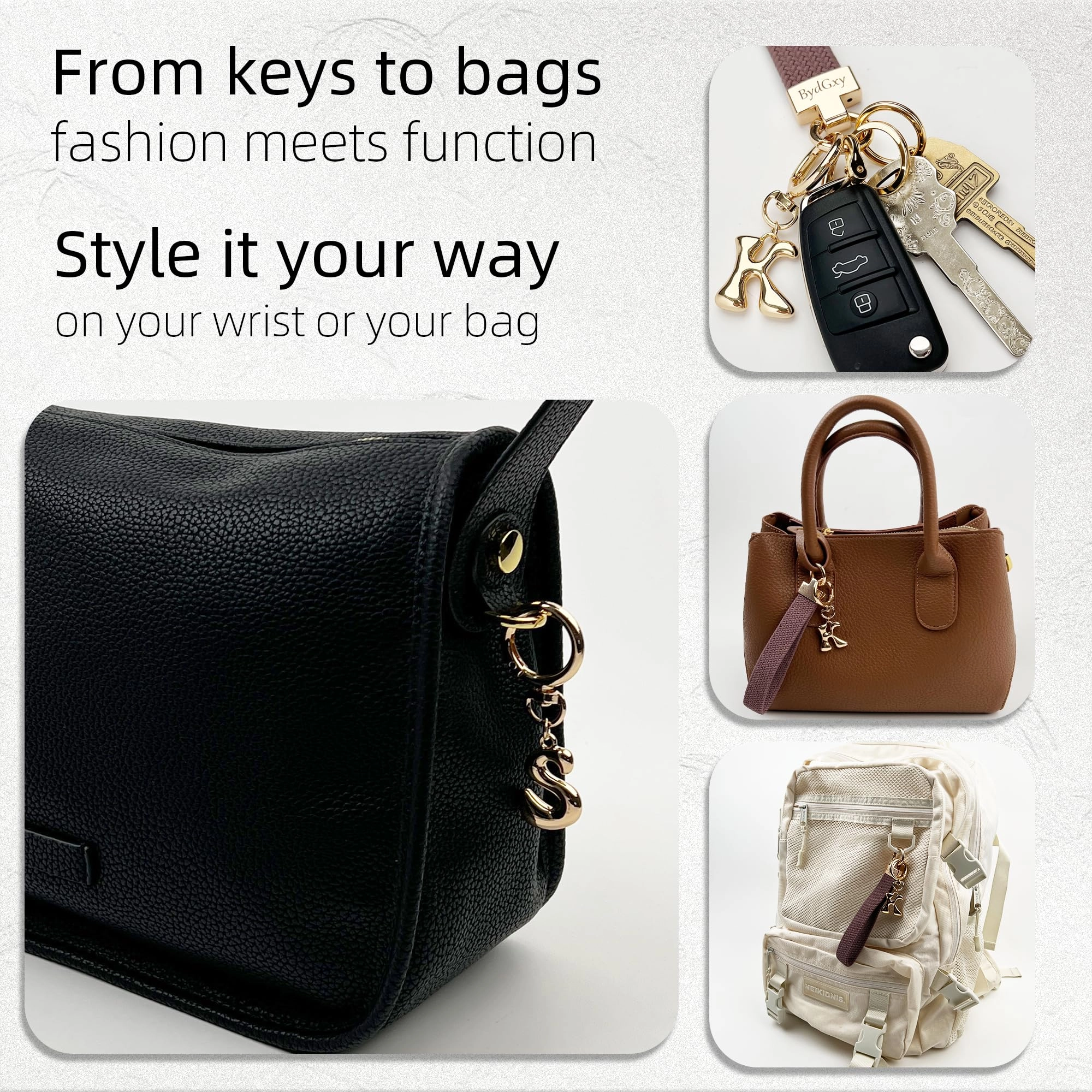 Initial Keychain - Letter