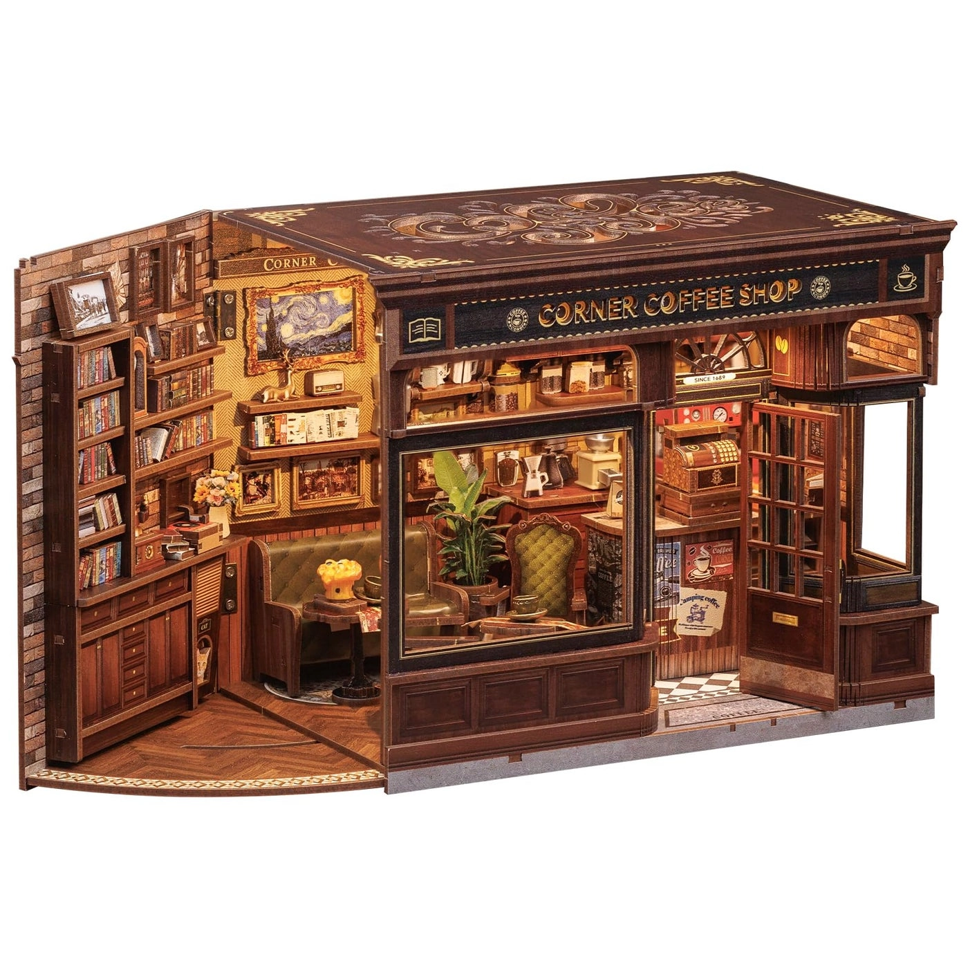 Book Nook Kit - Corner Coffee Shop