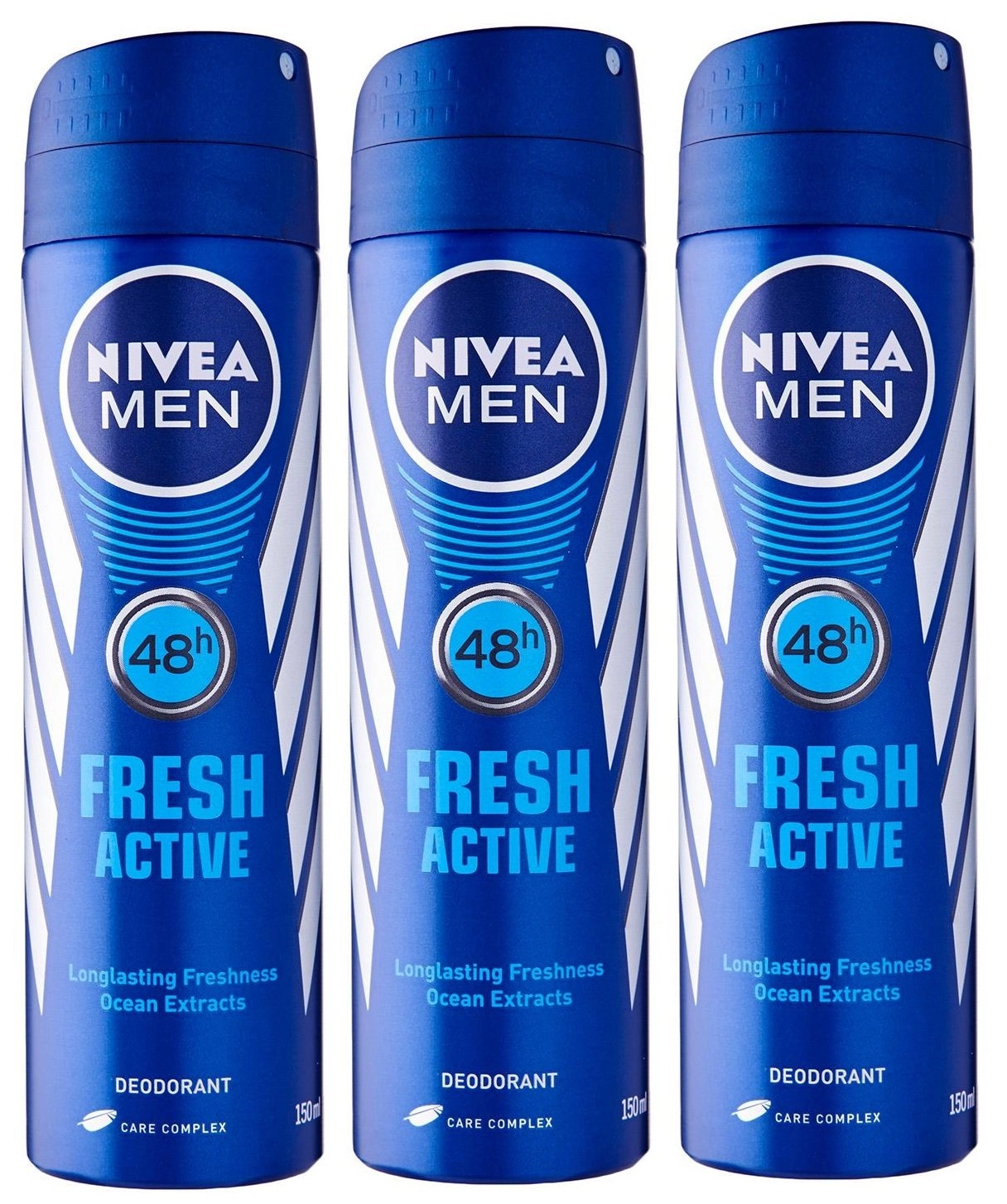 Fresh Active Deo Spray Antiperspirant - 3x150ml Men