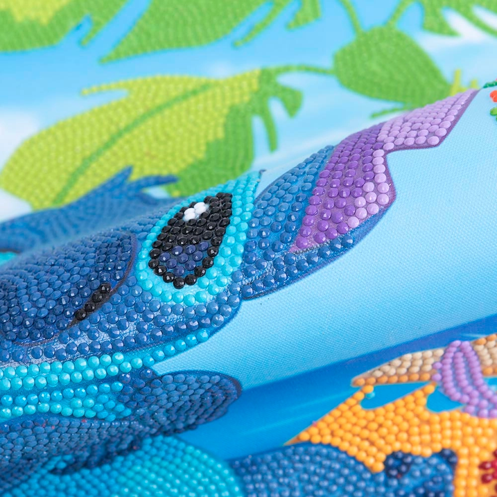 Disney Lilo And Stitch DIY Crystal Art Scroll Kit - Stitch