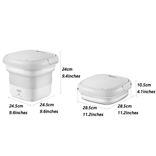 Folding Clothes Washing Machine - Portable Ultrasonic Cleaning