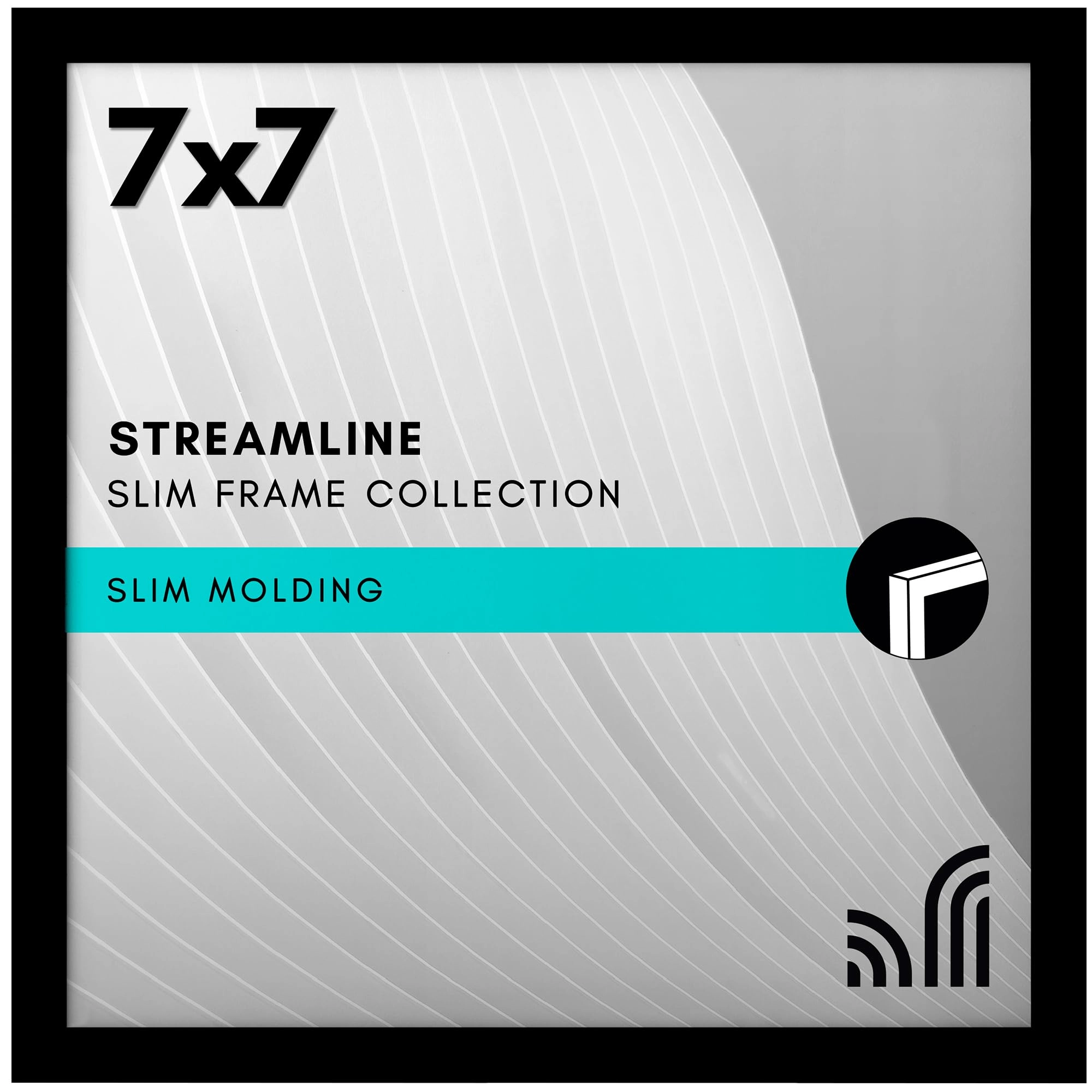 Americanflat LX0707BLKNOMAT - 7x7 1