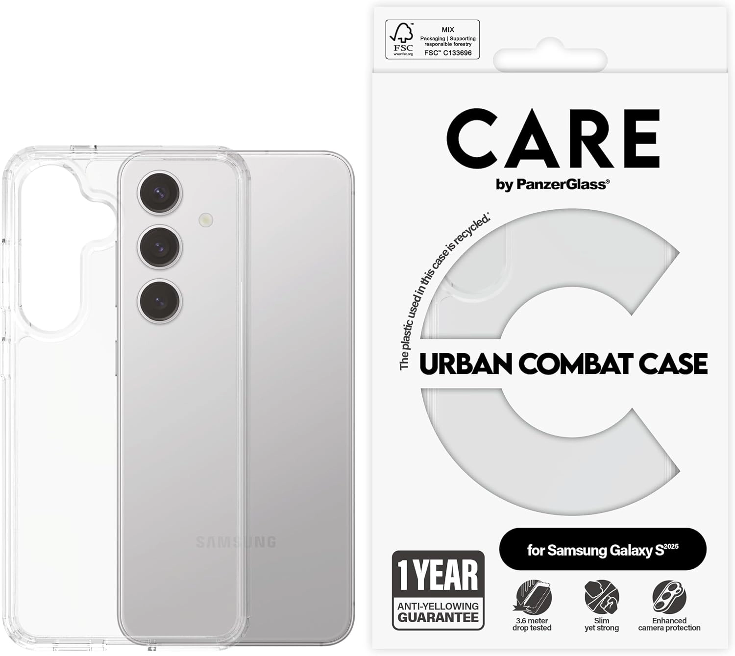 Urban Combat Back Cover Mobile Case with MagSafe for Samsung Galaxy S25
