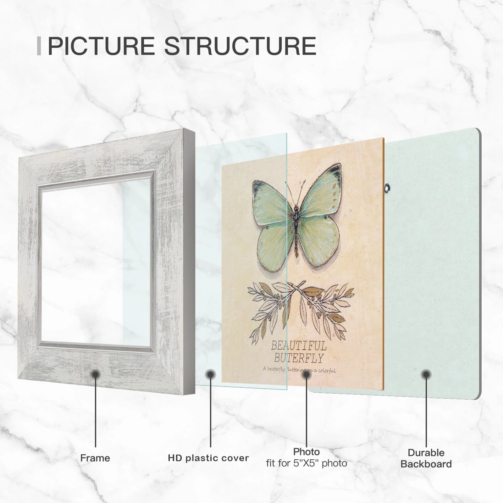Picture Frames - 5 x 5 inch