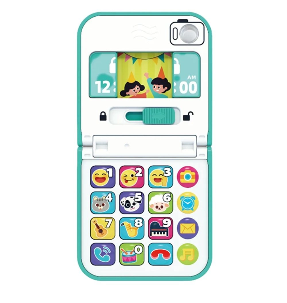 Foldable And Slide Baby Phone - 1+