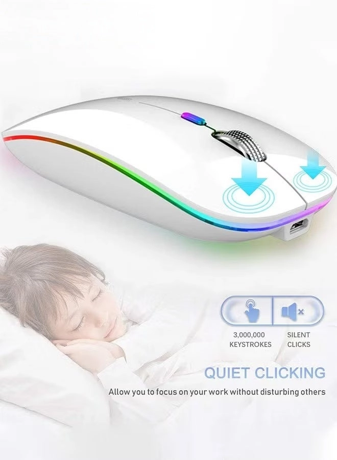 Rechargeable Wireless Bluetooth Mouse - Wireless